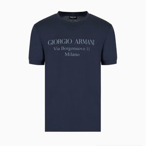 Giorgio Armani Men's Dark Blue Tee